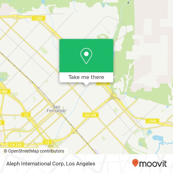 Aleph International Corp map
