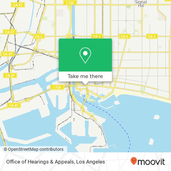 Office of Hearings & Appeals map