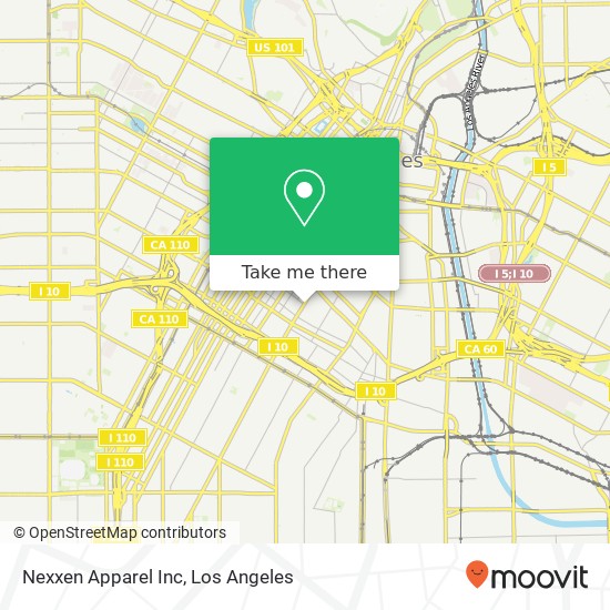 Nexxen Apparel Inc map