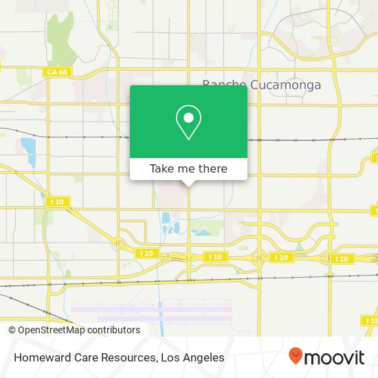 Homeward Care Resources map