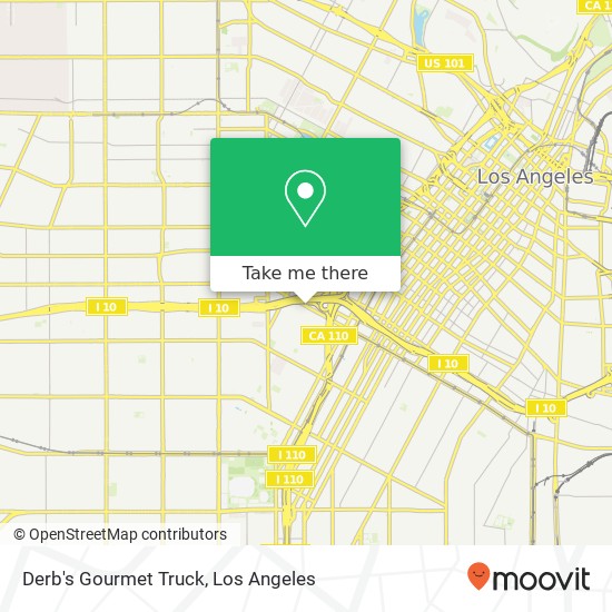 Mapa de Derb's Gourmet Truck