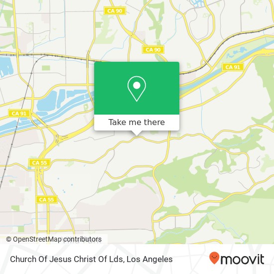 Mapa de Church Of Jesus Christ Of Lds