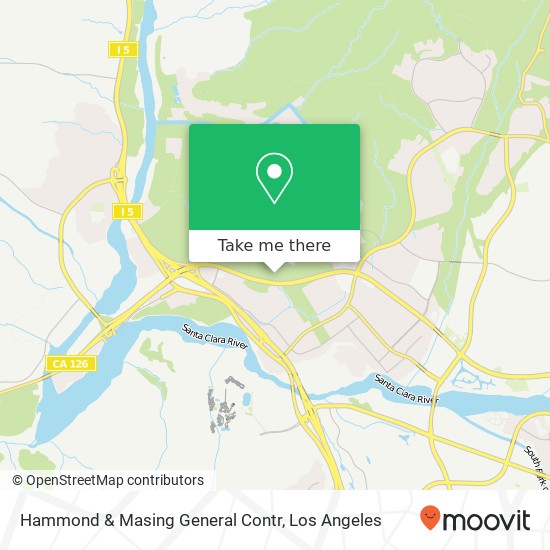 Mapa de Hammond & Masing General Contr
