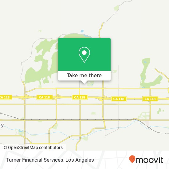 Turner Financial Services map