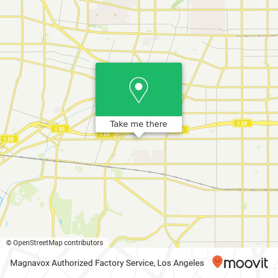 Magnavox Authorized Factory Service map