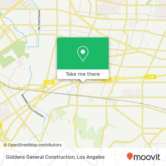 Giddens General Construction map