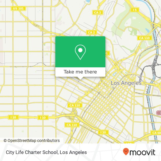 City Life Charter School map