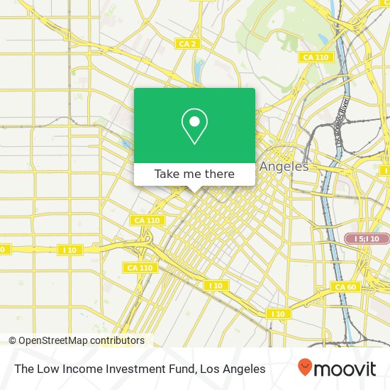 The Low Income Investment Fund map