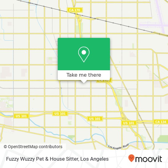 Fuzzy Wuzzy Pet & House Sitter map