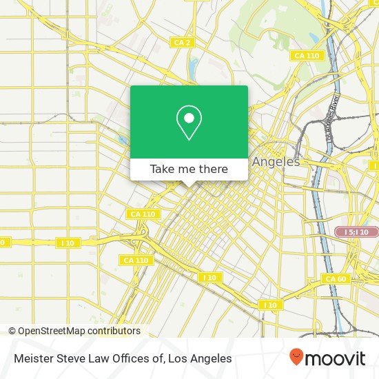 Meister Steve Law Offices of map