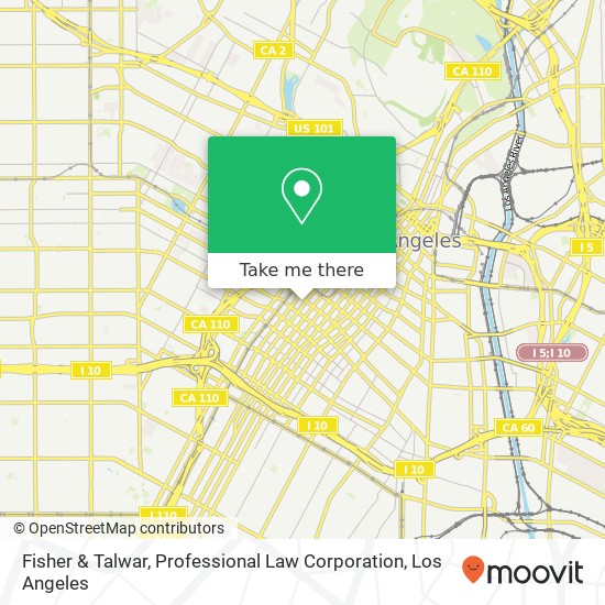 Fisher & Talwar, Professional Law Corporation map