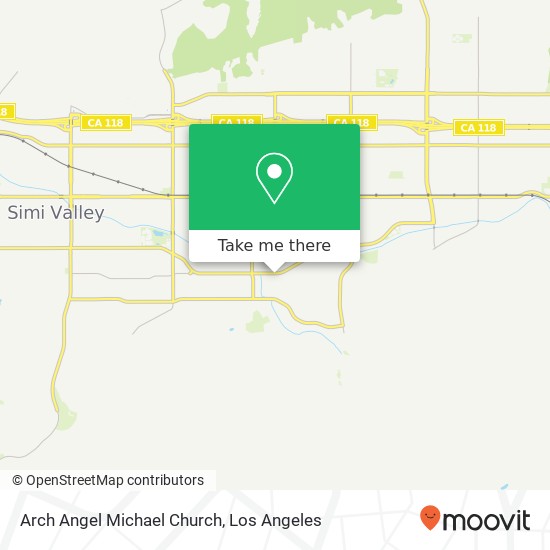 Mapa de Arch Angel Michael Church