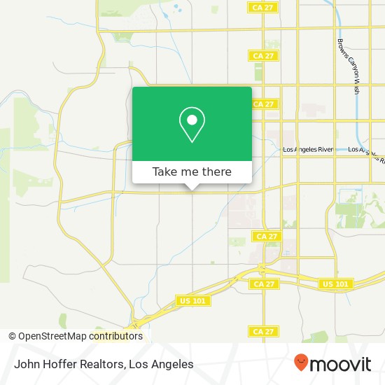 John Hoffer Realtors map