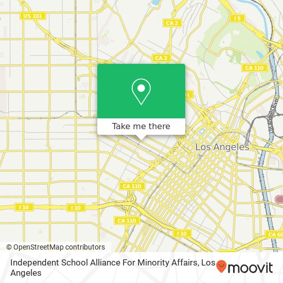 Independent School Alliance For Minority Affairs map