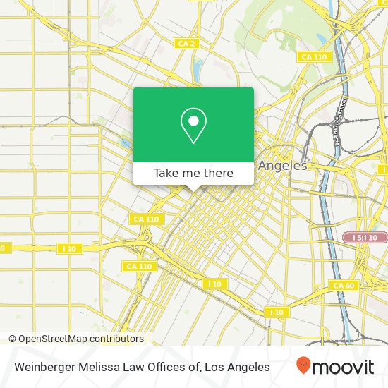 Mapa de Weinberger Melissa Law Offices of