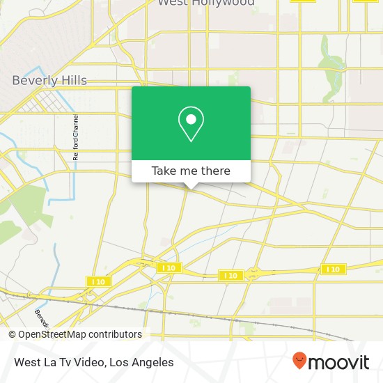 West La Tv Video map