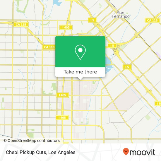 Chebi Pickup Cuts map