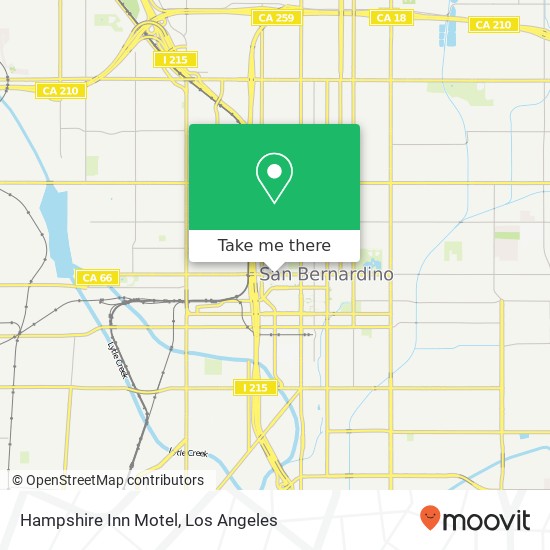 Mapa de Hampshire Inn Motel