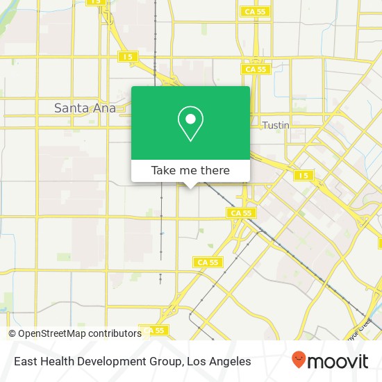 East Health Development Group map