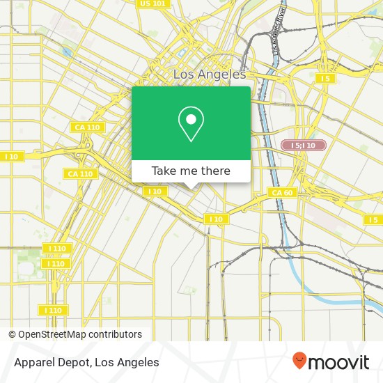 Apparel Depot map