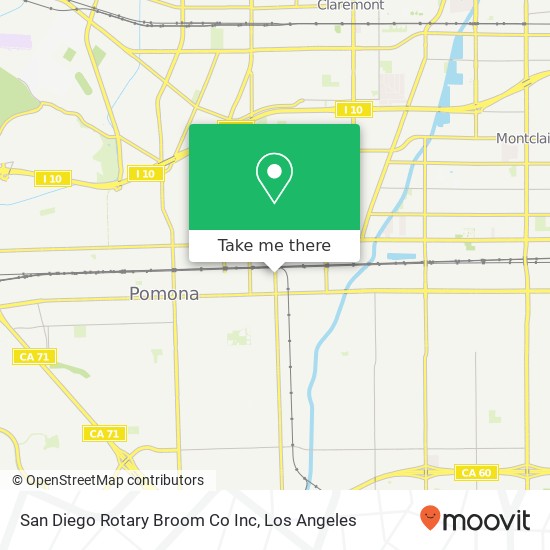 San Diego Rotary Broom Co Inc map