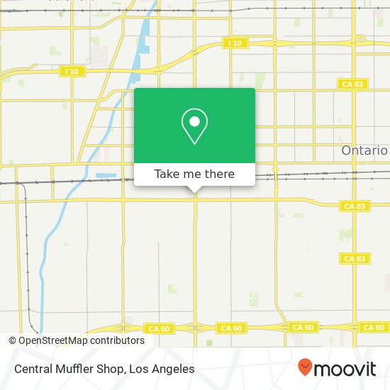 Mapa de Central Muffler Shop