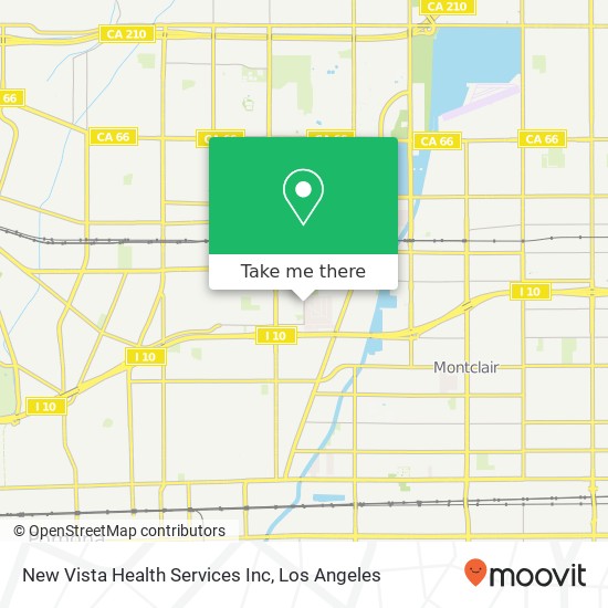 Mapa de New Vista Health Services Inc