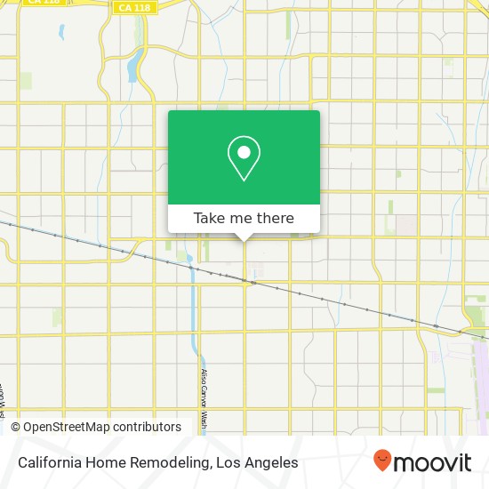 California Home Remodeling map