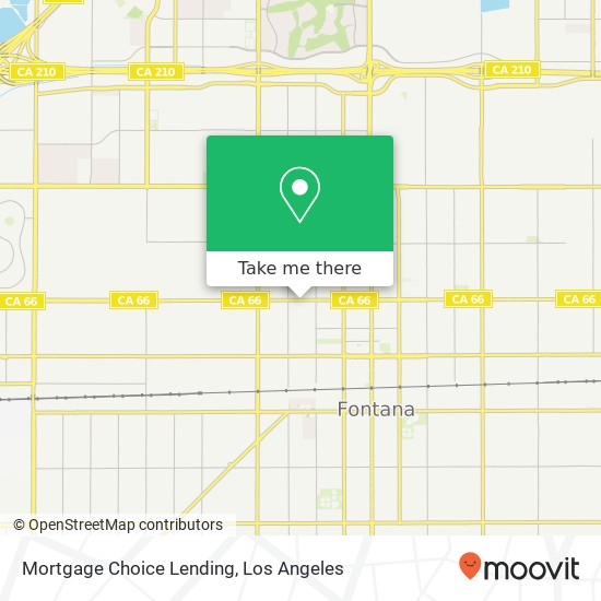 Mortgage Choice Lending map