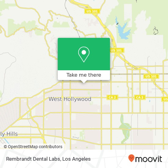 Rembrandt Dental Labs map