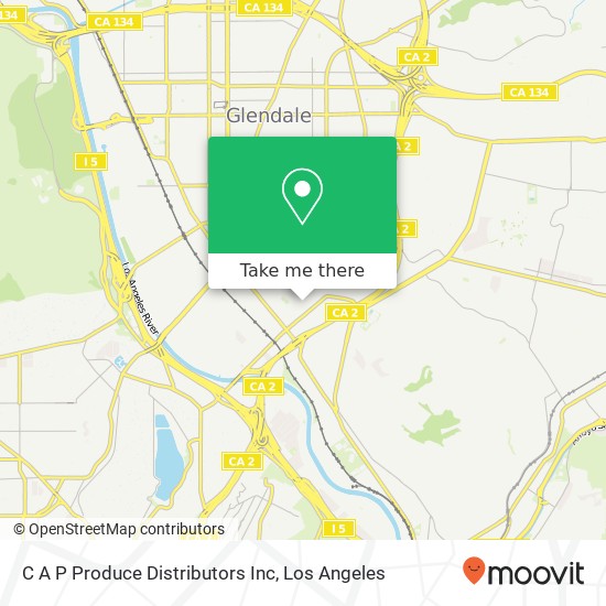 Mapa de C A P Produce Distributors Inc