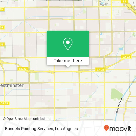 Bandels Painting Services map