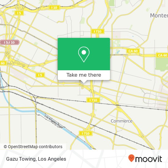 Gazu Towing map