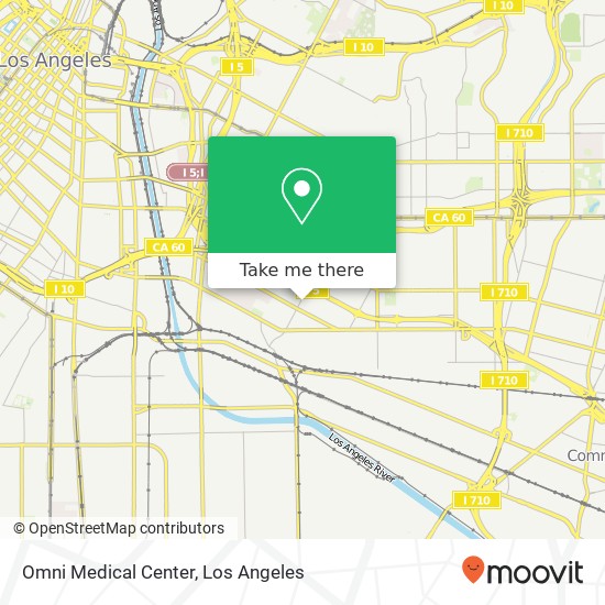 Mapa de Omni Medical Center