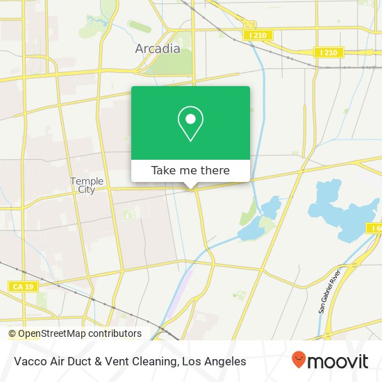 Vacco Air Duct & Vent Cleaning map