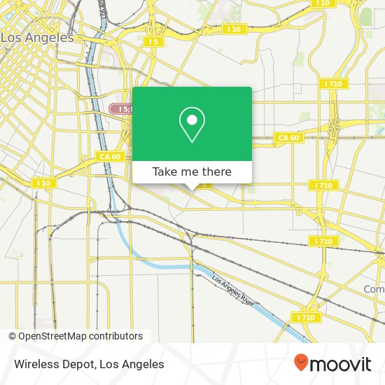 Wireless Depot map
