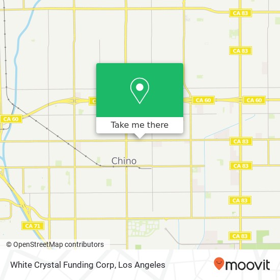 Mapa de White Crystal Funding Corp
