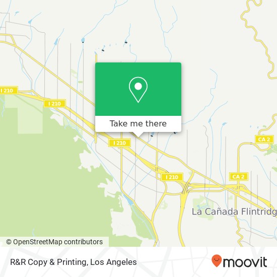 Mapa de R&R Copy & Printing