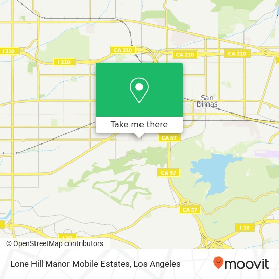 Mapa de Lone Hill Manor Mobile Estates