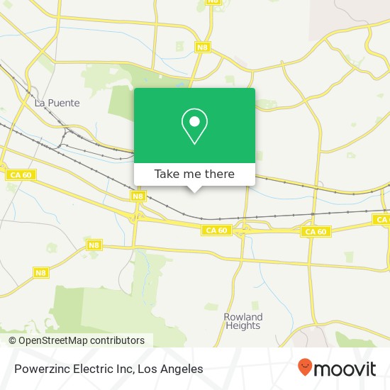 Powerzinc Electric Inc map