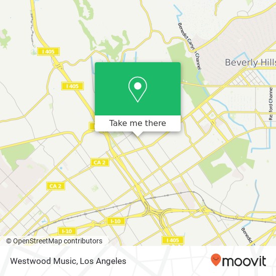 Westwood Music map