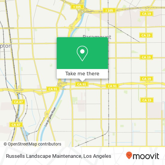 Mapa de Russells Landscape Maintenance
