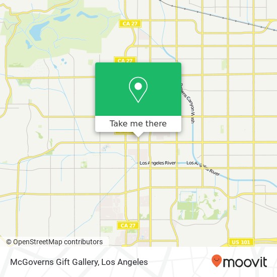 McGoverns Gift Gallery map