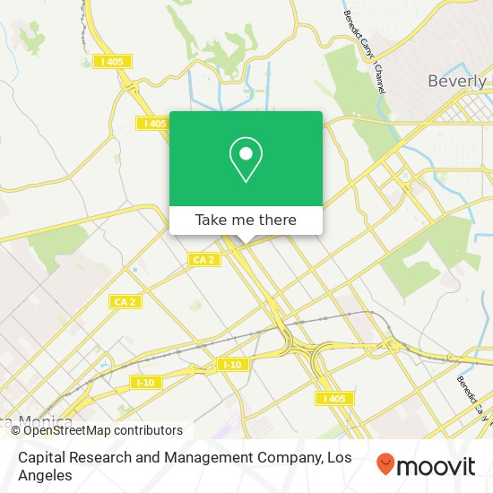 Mapa de Capital Research and Management Company