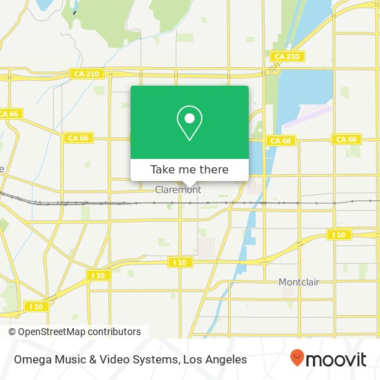 Omega Music & Video Systems map