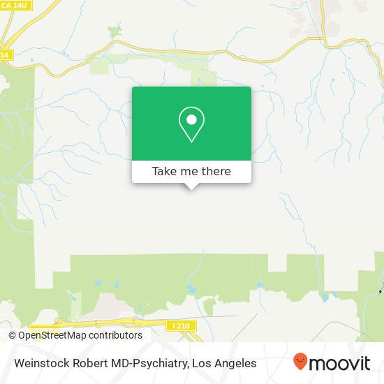 Weinstock Robert MD-Psychiatry map