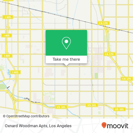 Oxnard Woodman Apts map