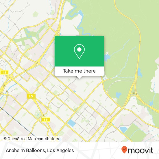 Anaheim Balloons map