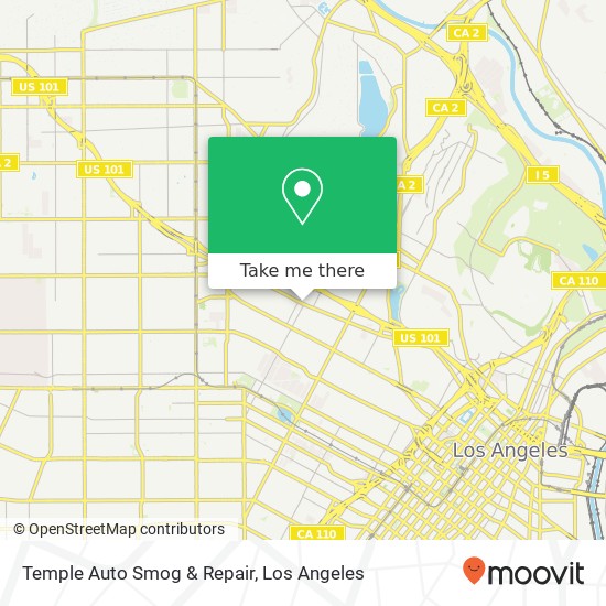 Mapa de Temple Auto Smog & Repair