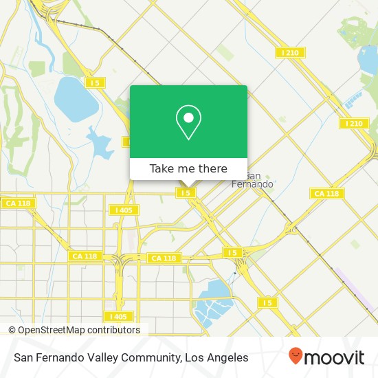 San Fernando Valley Community map